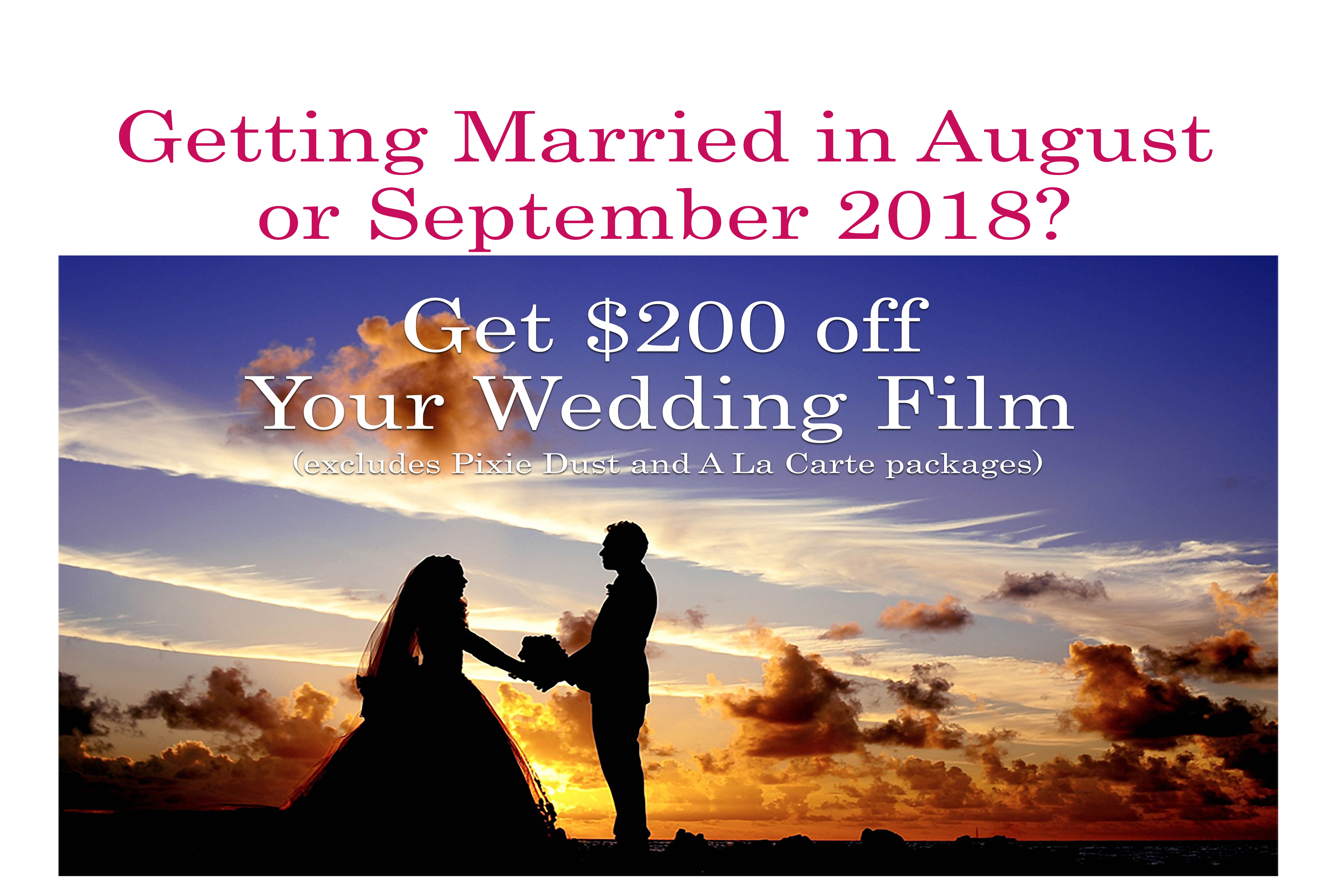 Fall Wedding Video Sale